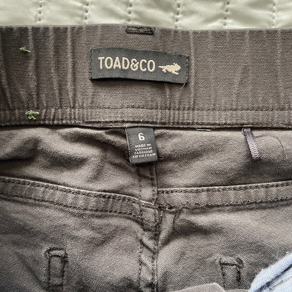 Toad&Co grey pants | size 6| organic cotton - Picture 8 of 11